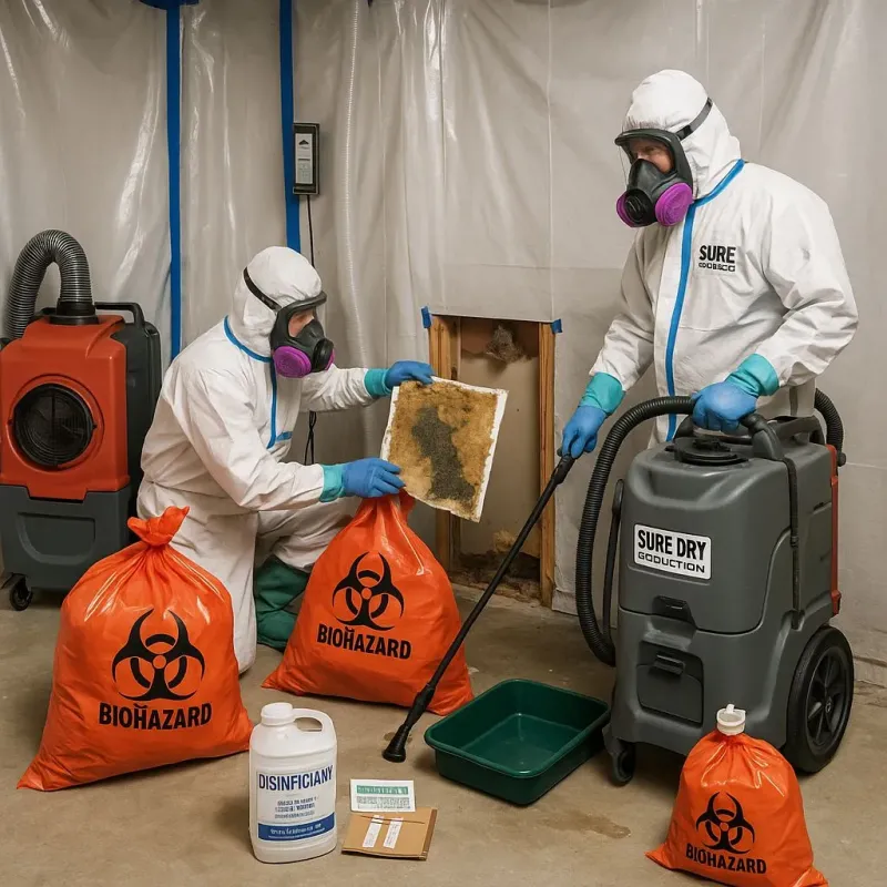 Contaminated Water Handling Protocols process in Clarke County, MS